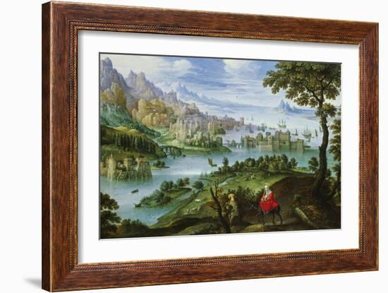 Flight in Egypt-Maerten Ryckaert-Framed Giclee Print