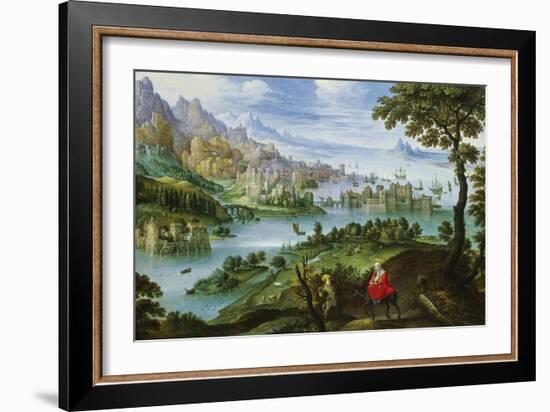 Flight in Egypt-Maerten Ryckaert-Framed Giclee Print