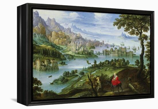 Flight in Egypt-Maerten Ryckaert-Framed Premier Image Canvas