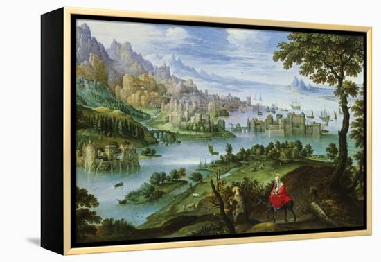 Flight in Egypt-Maerten Ryckaert-Framed Premier Image Canvas