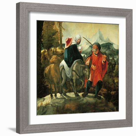 Flight into Egypt, 1525-1530-Wolfgang Huber-Framed Giclee Print