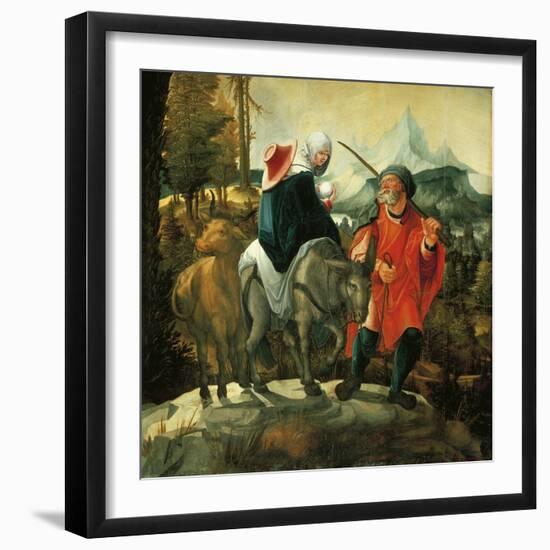 Flight into Egypt, 1525-1530-Wolfgang Huber-Framed Giclee Print