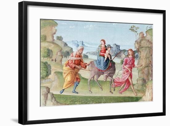 Flight into Egypt, 16th Century-Marco Meloni-Framed Giclee Print