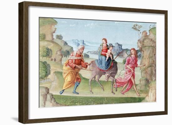 Flight into Egypt, 16th Century-Marco Meloni-Framed Giclee Print