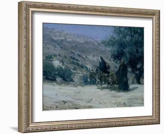 Flight into Egypt, 1899-Henry Ossawa Tanner-Framed Giclee Print