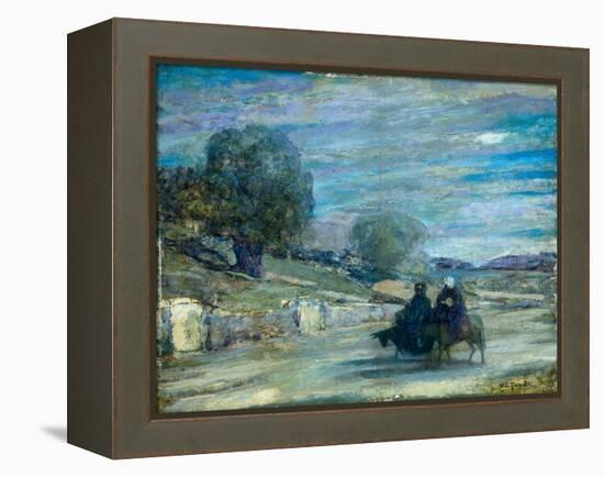 Flight into Egypt, 1921 (Oil on Panel)-Henry Ossawa Tanner-Framed Premier Image Canvas