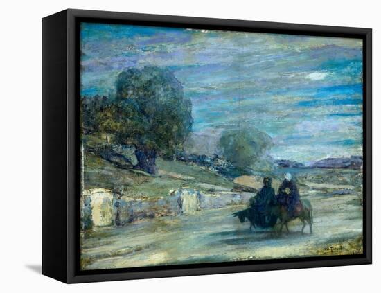 Flight into Egypt, 1921 (Oil on Panel)-Henry Ossawa Tanner-Framed Premier Image Canvas