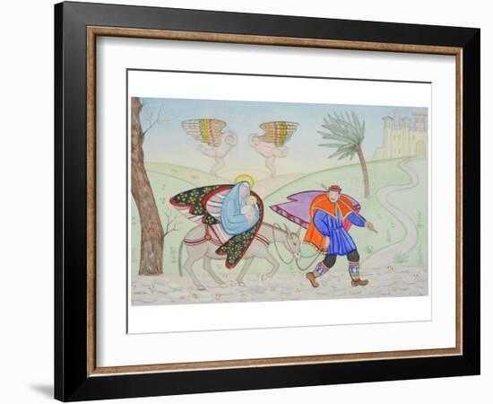 Flight into Egypt, 2005-Gillian Lawson-Framed Giclee Print