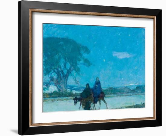 Flight into Egypt, C.1907-12 (Oil on Canvas)-Henry Ossawa Tanner-Framed Giclee Print