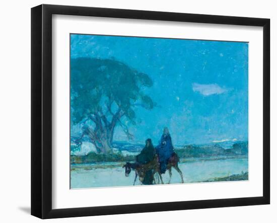 Flight into Egypt, C.1907-12 (Oil on Canvas)-Henry Ossawa Tanner-Framed Giclee Print