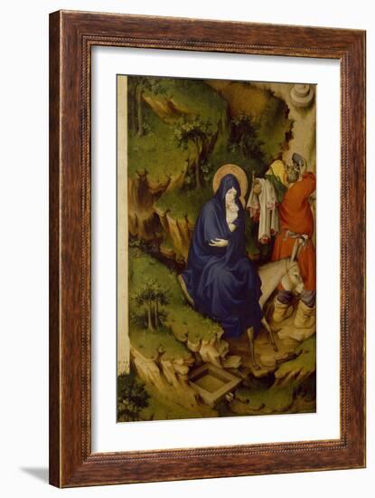 Flight into Egypt, Detail from Right Panel of Champmol Altar-Melchior Broederlam-Framed Giclee Print