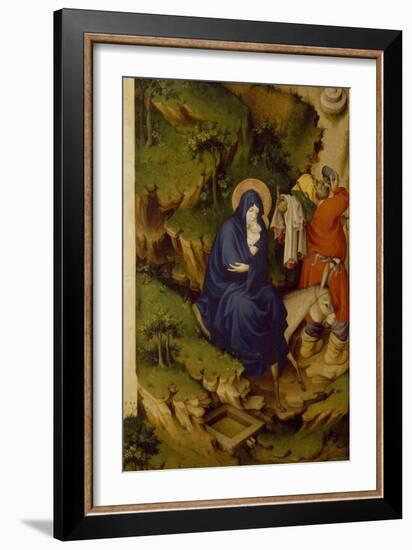 Flight into Egypt, Detail from Right Panel of Champmol Altar-Melchior Broederlam-Framed Giclee Print