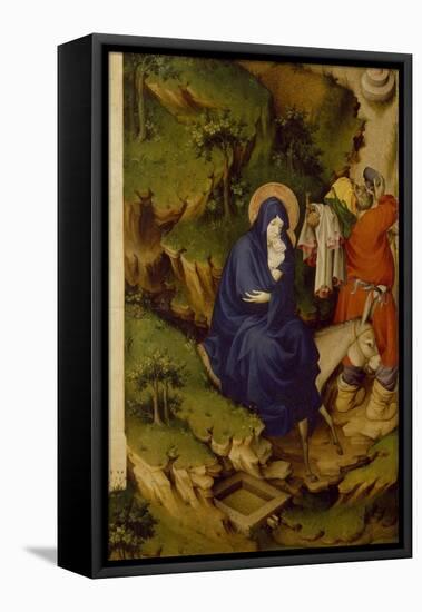 Flight into Egypt, Detail from Right Panel of Champmol Altar-Melchior Broederlam-Framed Premier Image Canvas