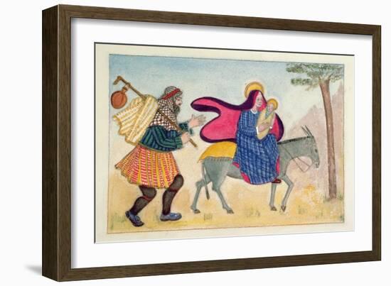 Flight into Egypt IV-Gillian Lawson-Framed Giclee Print