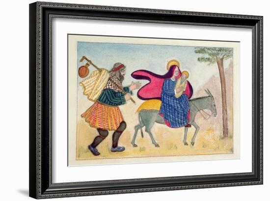 Flight into Egypt IV-Gillian Lawson-Framed Giclee Print