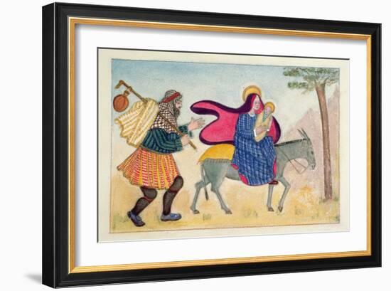 Flight into Egypt IV-Gillian Lawson-Framed Giclee Print