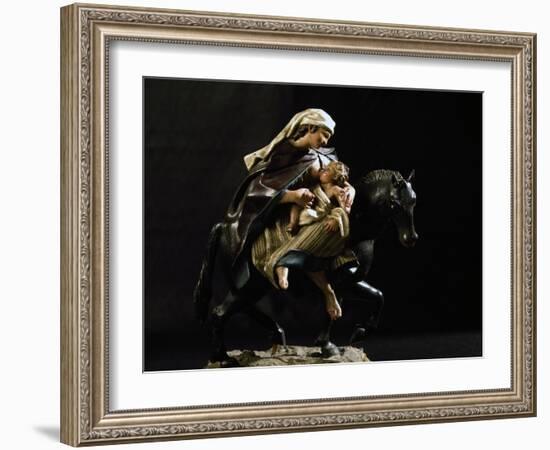 Flight into Egypt, Nativity Figurine-Anton Maria Maragliano-Framed Giclee Print