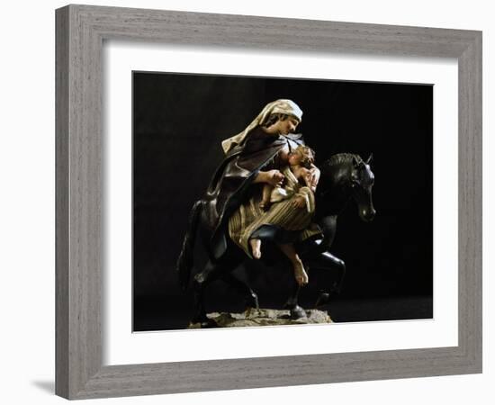 Flight into Egypt, Nativity Figurine-Anton Maria Maragliano-Framed Giclee Print