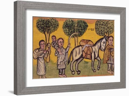 Flight into Egypt of Holy Family, Ethiopia-null-Framed Giclee Print