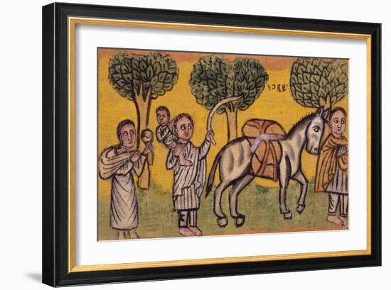 Flight into Egypt of Holy Family, Ethiopia-null-Framed Giclee Print