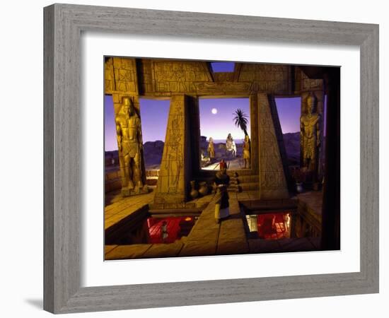 Flight into Egypt, Permanent Polyscenic Electronic Nativity Scene, Messina, Italy-null-Framed Giclee Print