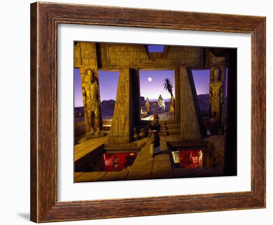 Flight into Egypt, Permanent Polyscenic Electronic Nativity Scene, Messina, Italy-null-Framed Giclee Print