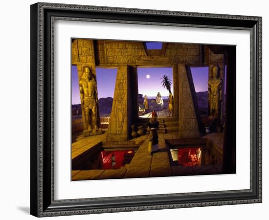 Flight into Egypt, Permanent Polyscenic Electronic Nativity Scene, Messina, Italy-null-Framed Giclee Print