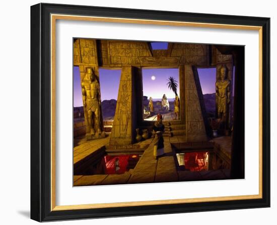 Flight into Egypt, Permanent Polyscenic Electronic Nativity Scene, Messina, Italy-null-Framed Giclee Print