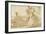 Flight into Egypt (recto); Various Studies (verso)-Giovanni Battista Tiepolo-Framed Art Print