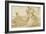 Flight into Egypt (recto); Various Studies (verso)-Giovanni Battista Tiepolo-Framed Art Print