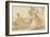 Flight into Egypt (recto); Various Studies (verso)-Giovanni Battista Tiepolo-Framed Art Print