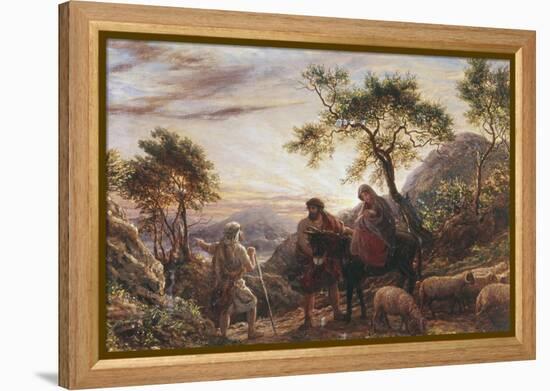 Flight Into Egypt-James Thomas Linnell-Framed Premier Image Canvas