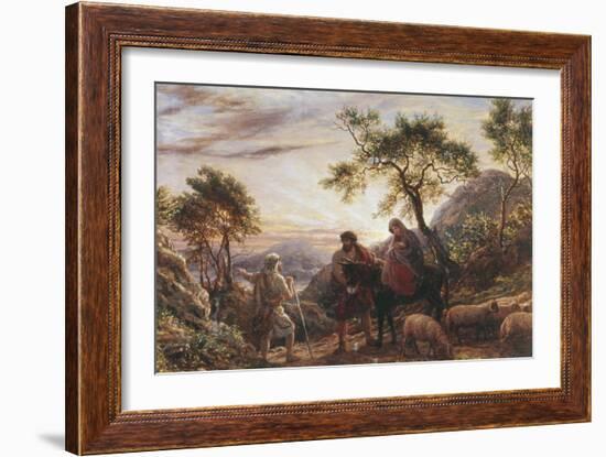 Flight Into Egypt-James Thomas Linnell-Framed Giclee Print