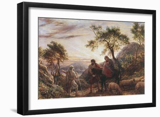 Flight Into Egypt-James Thomas Linnell-Framed Giclee Print