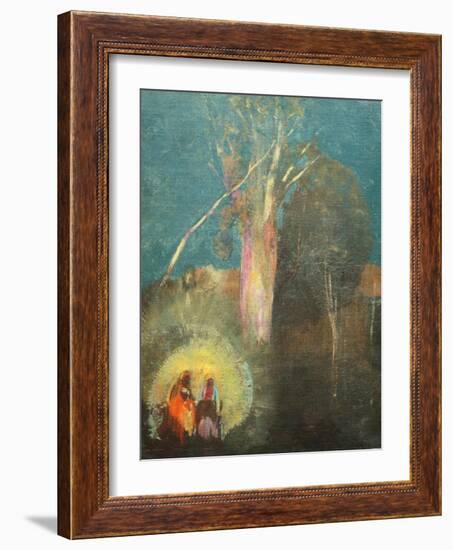 Flight into Egypt-Odilon Redon-Framed Giclee Print