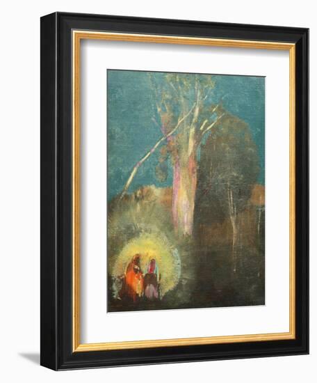 Flight into Egypt-Odilon Redon-Framed Giclee Print