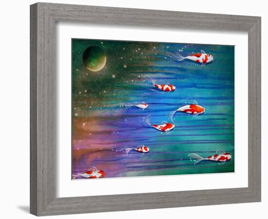 Flight Of The Eventide-Cindy Thornton-Framed Art Print