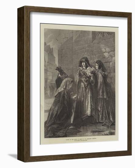 Flight of the Queen of James Ii, in the Crystal Palace Art-Gallery-Alexander Johnston-Framed Premium Giclee Print