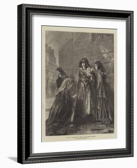 Flight of the Queen of James Ii, in the Crystal Palace Art-Gallery-Alexander Johnston-Framed Premium Giclee Print