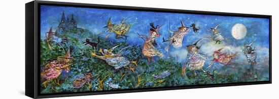 Flight of Witches-Bill Bell-Framed Premier Image Canvas