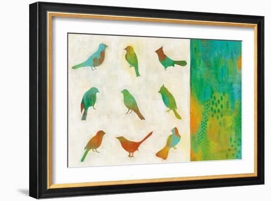 Flight Patterns I Crop-Melissa Averinos-Framed Art Print