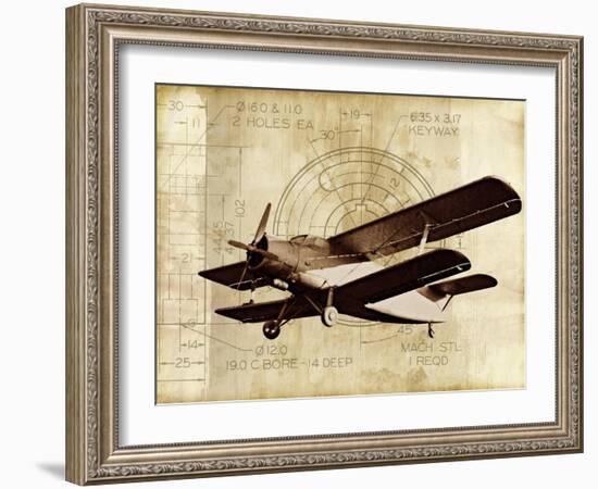 Flight Plans II-Michael Marcon-Framed Art Print