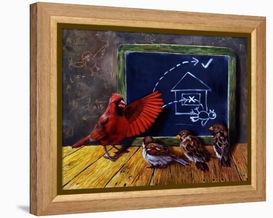 Flight School-Lucia Heffernan-Framed Stretched Canvas