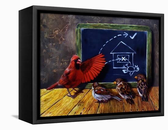 Flight School-Lucia Heffernan-Framed Stretched Canvas