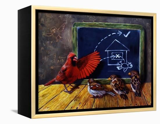 Flight School-Lucia Heffernan-Framed Stretched Canvas