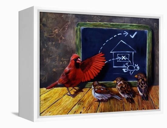 Flight School-Lucia Heffernan-Framed Stretched Canvas