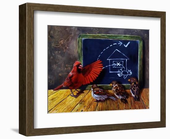 Flight School-Lucia Heffernan-Framed Art Print