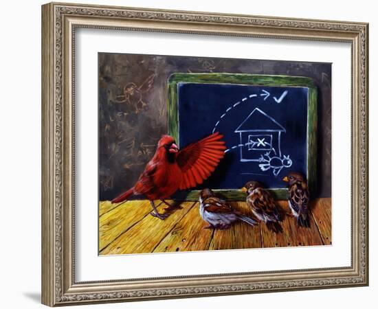 Flight School-Lucia Heffernan-Framed Art Print