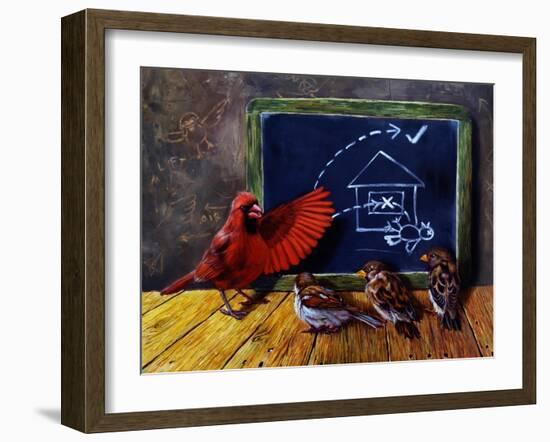 Flight School-Lucia Heffernan-Framed Art Print