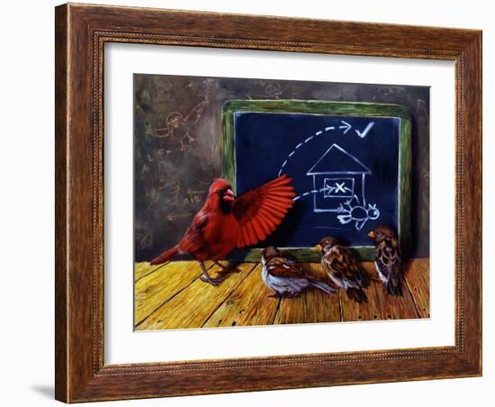 Flight School-Lucia Heffernan-Framed Art Print